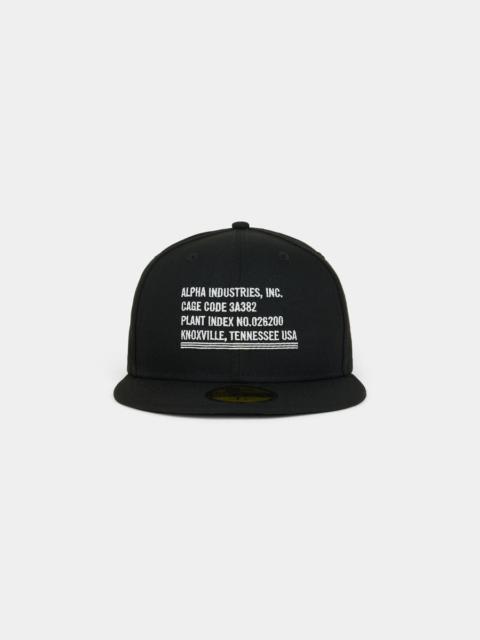ALPHA INDUSTRIES X NEW ERA 5950 CAGE CODE HAT