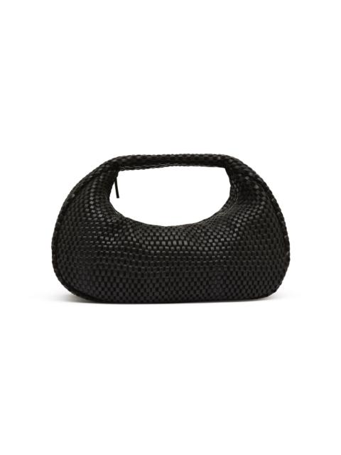 Lattice Weave Bon Bon Bag black