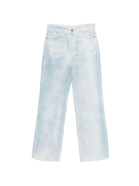 five-pocket belt-loop jeans