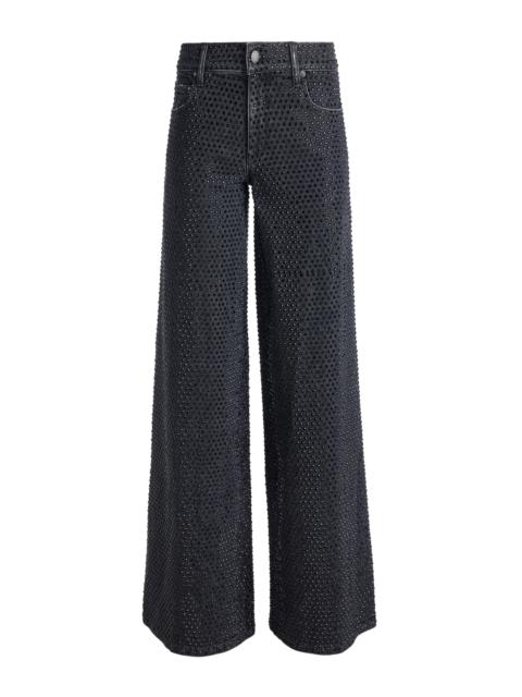 TRISH LOW RISE EMBELLISHED BAGGY JEAN