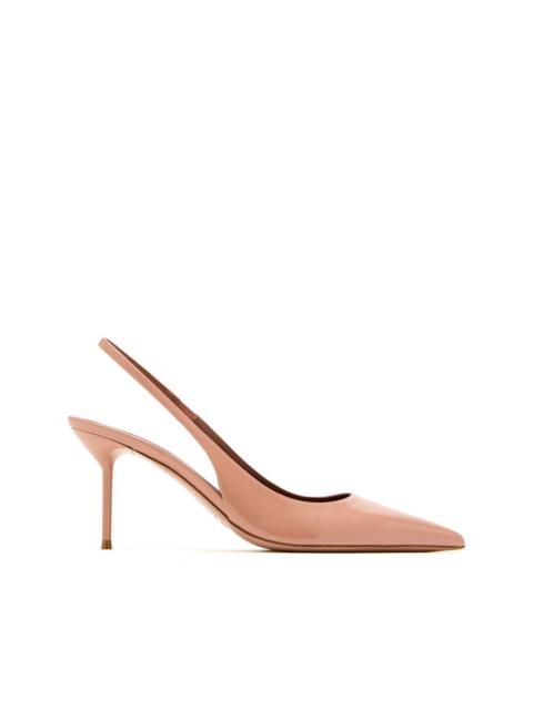 pointed-toe slingback pumps
