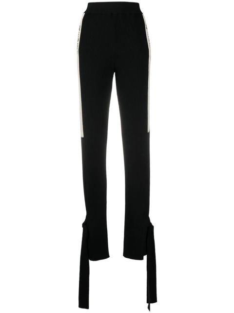 side stripe-detail track pants