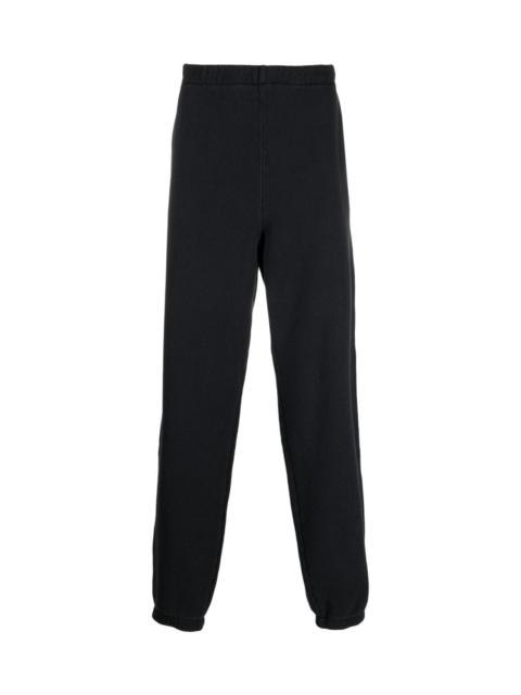 JERSEY-FLEECE COTTON TRACK PANTS