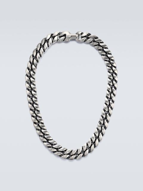 Sterling silver chain necklace