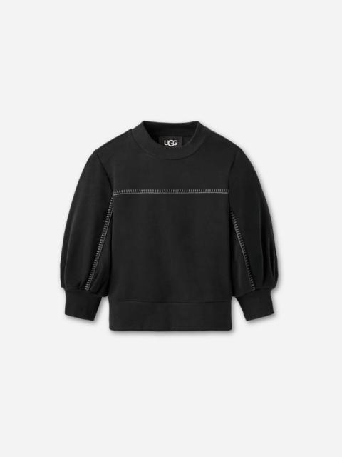 ® Women's Classic Puff Sleeve Top in Black