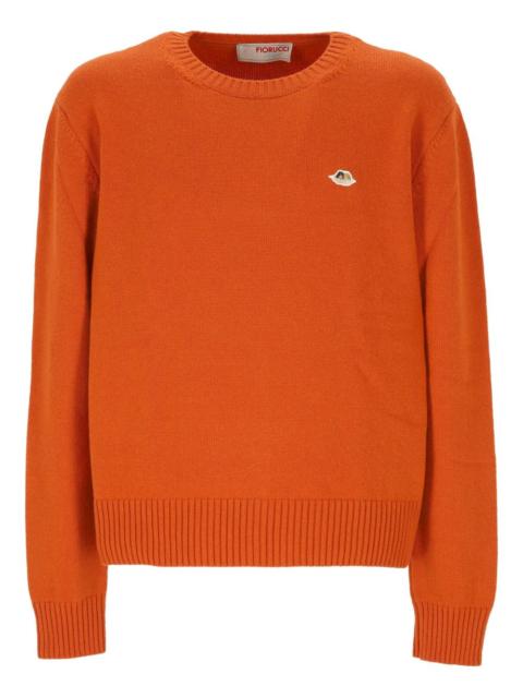 logo-appliqué sweater