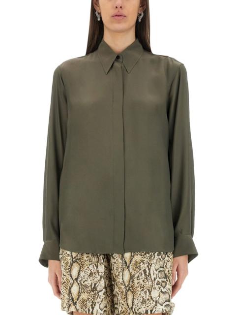 Dries Van Noten Women Silk Blend Satin Shirt