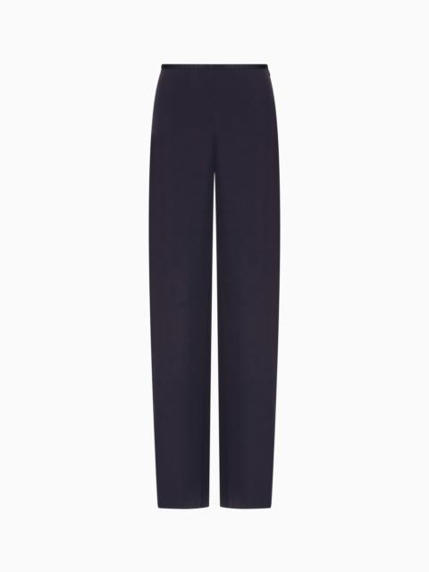 TECHNO CADY PALAZZO TROUSERS