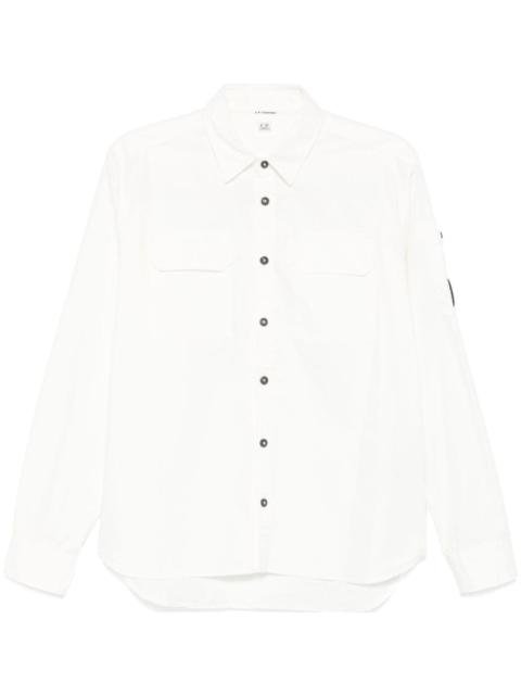 Lens-detail cotton shirt