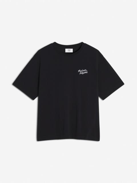 MAISON KITSUNE HANDWRITING EMBROIDERY OVERSIZE TEE