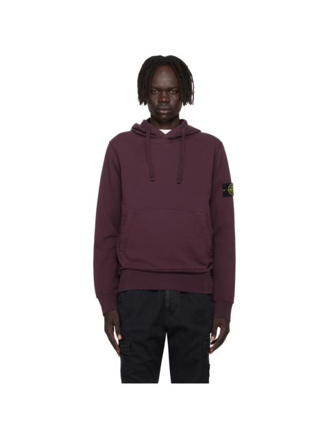 Purple 6100062 Organic Cotton Fleece Hoodie
