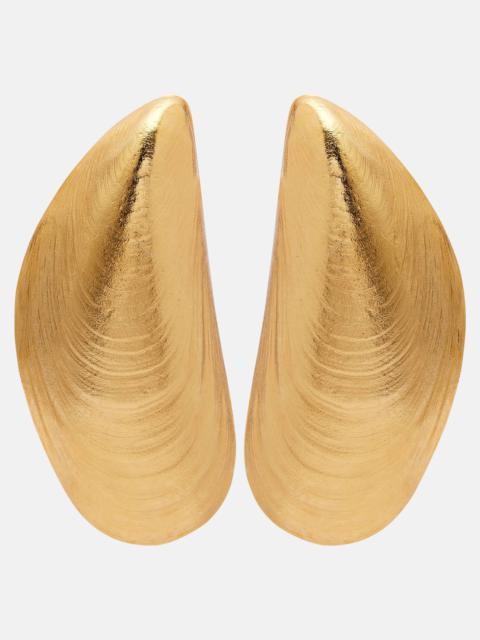 Wade gold-plated earrings