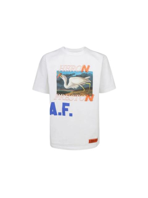 Heron Preston Logo Print AF T-Shirt White