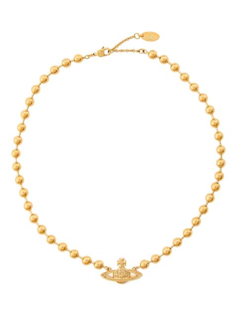 Vivienne Westwood Thames Mini Bas-relief Ball-chain Necklace