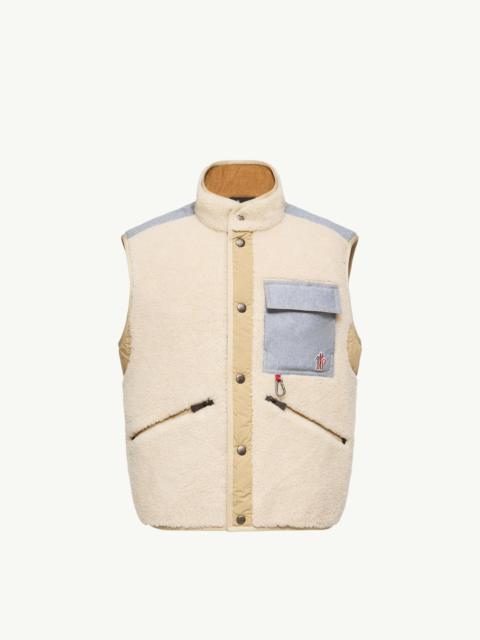 Teddy & Chambray Vest
