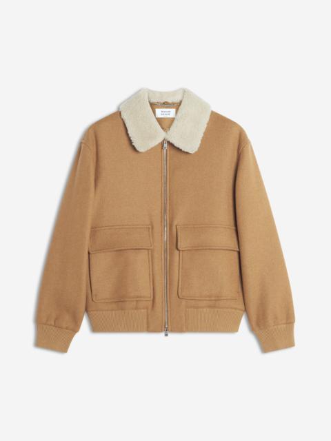 SHEARLING COLLAR JACKET