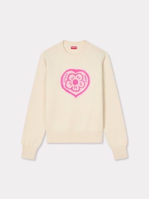 'KENZO Boke Heart' jumper in cotton wool