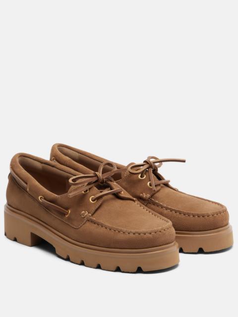 Olonne suede boat shoes
