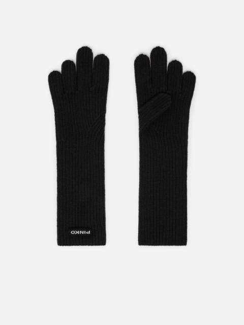LONG WOOL AND CASHMERE-BLEND GLOVES