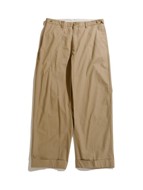 IVY Trousers Wide High Density Cotton Beige