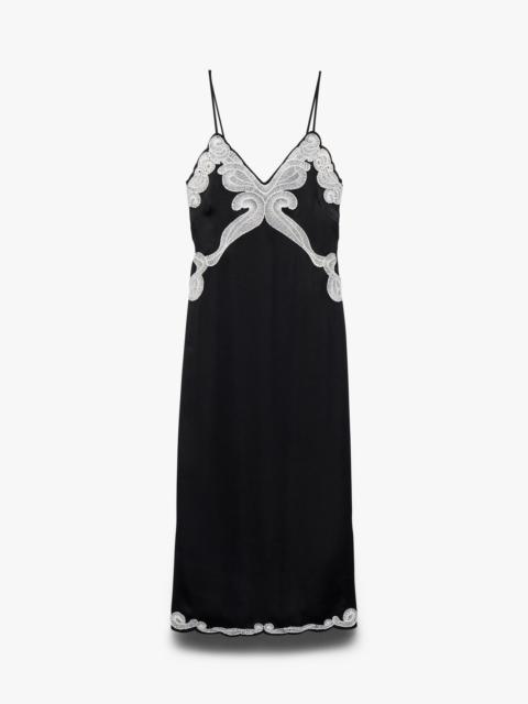 Ann Embroidered Slip Dress