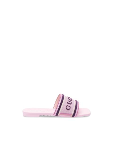 logo strap slippers