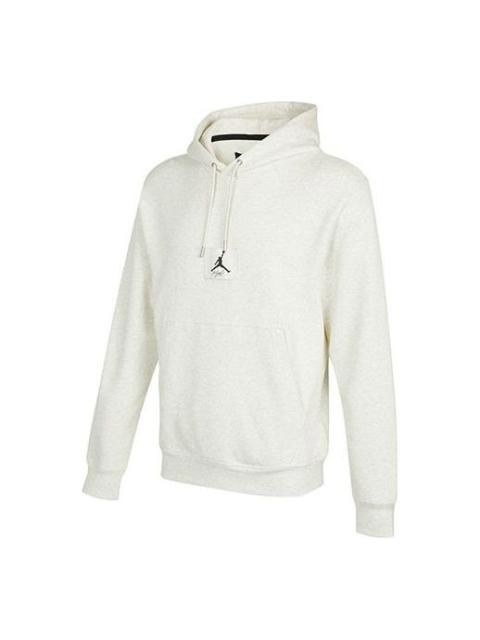 Air Jordan Statement Logo Casual Sports Autumn Hoodie 'White' DA9817-141