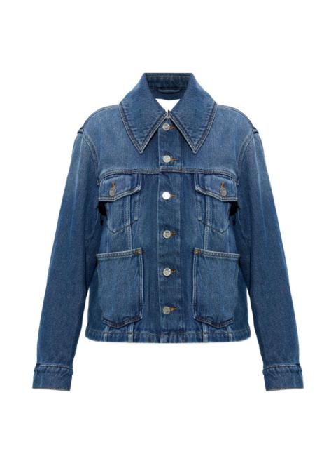 pocket denim jacket
