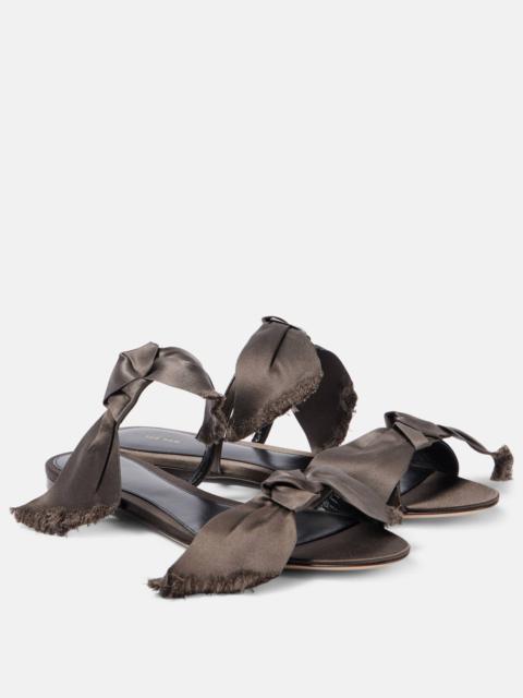Vika satin sandals
