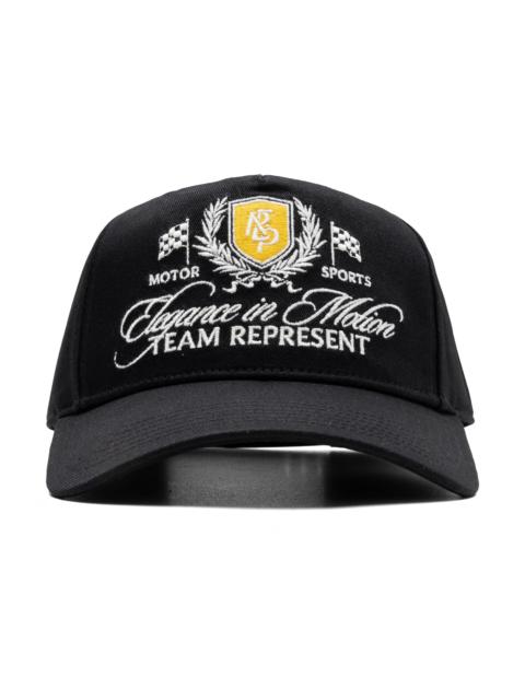REPRESENT CREST CAP - JET BLACK | REVERSIBLE