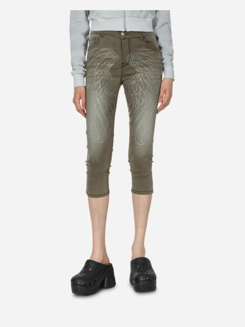 Capri Angel Jeans Black