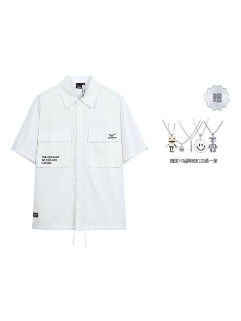 Mizuno Graphic Polo Shirt 'Beige' A2CA3146