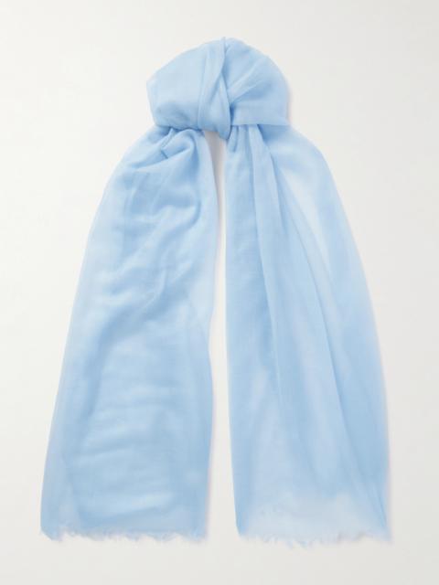 Fringed Cashmere Scarf