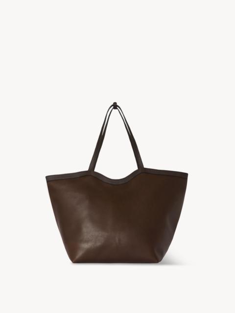 XL Stitched Park Tote Bag in Leather