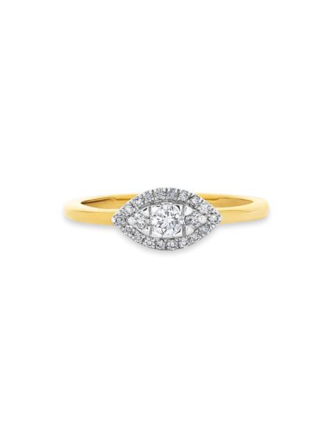 Diamond Muse Halo Ring