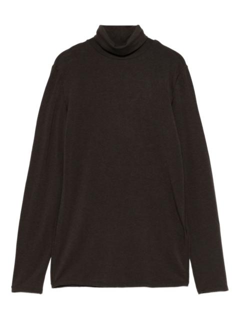 roll-neck top