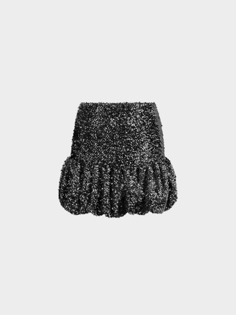 BRANKA MINI SKIRT IN TEXTURED SEQUIN