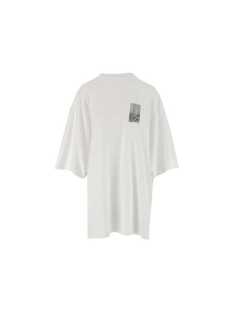 Balenciaga Wide Fit Barcode T-Shirt White