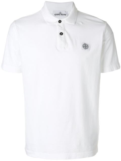 logo patch polo shirt