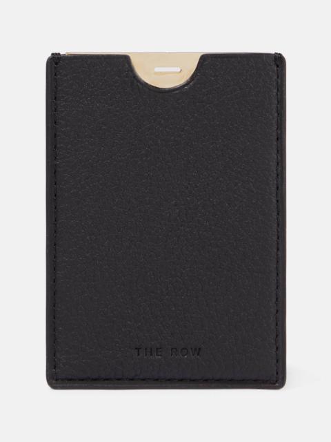 Mirror and leather case