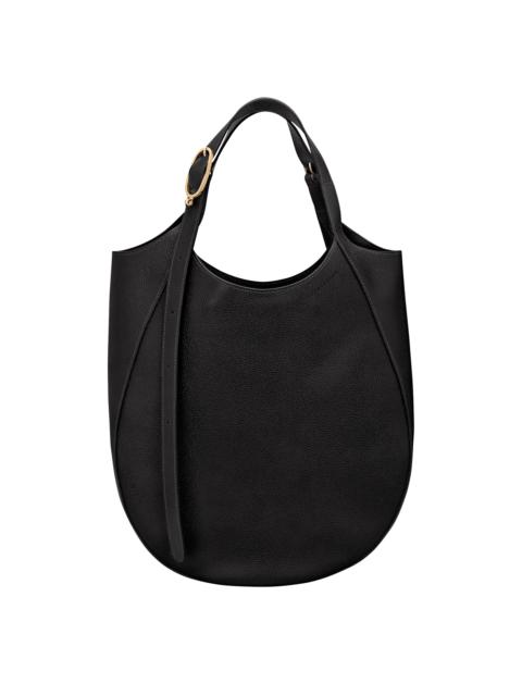 Le Foulonné XL Tote bag Black - Leather