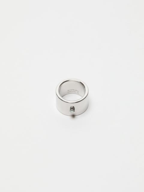 Crystal ring - Silver