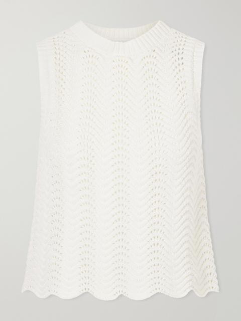 Vittoria Crocheted Cotton Top