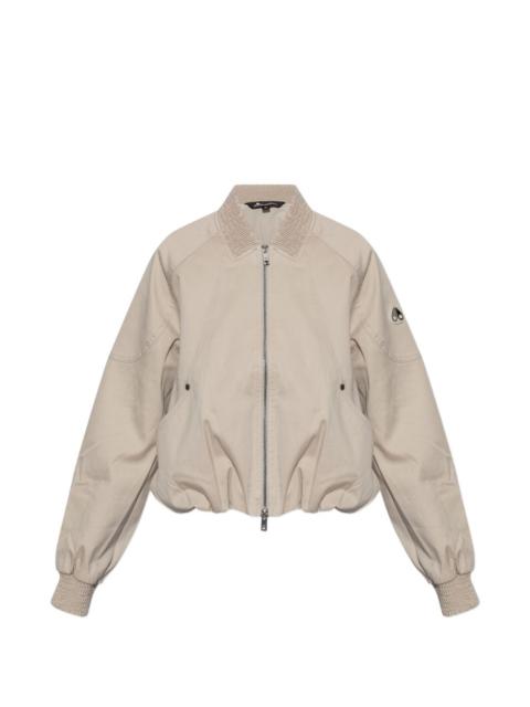 zip-up bomber jacket