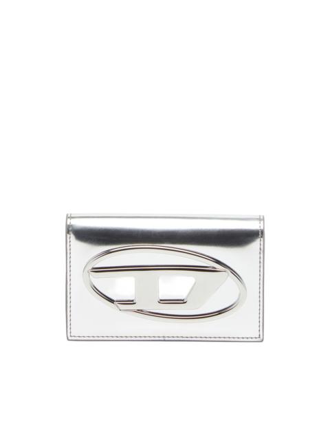 1dr metallic-effect card holder