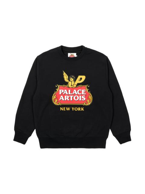 Palace x Stella Artois Cartouche Crew Black