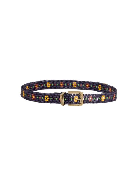 Embroidered Beaded Belt multi