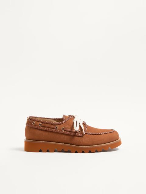 PALM AVENUE DEERSKIN SUEDE BOAT SHOE