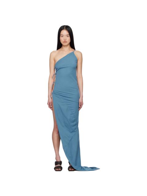 Blue Hollywood Taco Maxi Dress