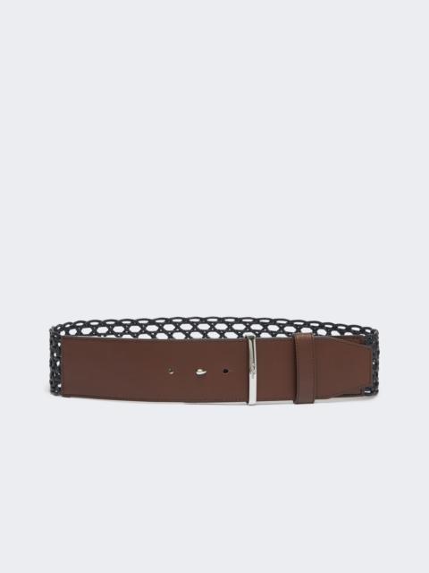 WAISTBAND60 Woven cotton belt